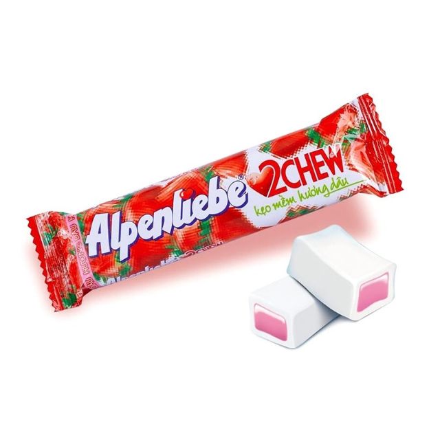 Kẹo Mềm Alpenliebe 2 Chew Hương Dâu